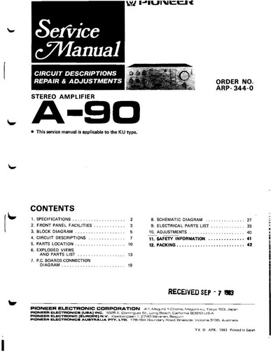 Manuale servizio per - manuale, di