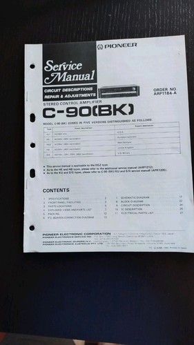 Service manuale pioneer - service,